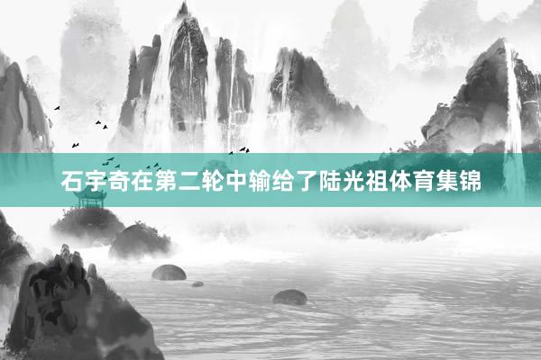 石宇奇在第二轮中输给了陆光祖体育集锦