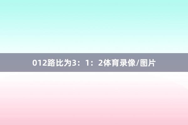 012路比为3：1：2体育录像/图片