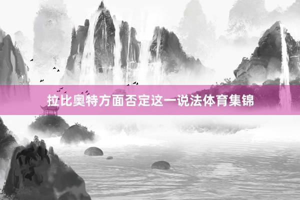 拉比奥特方面否定这一说法体育集锦