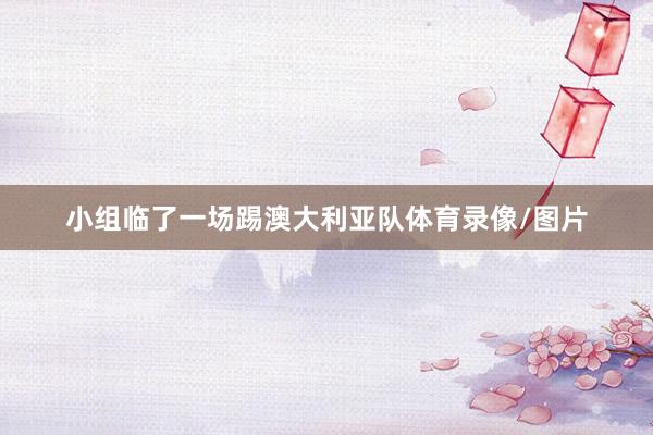 小组临了一场踢澳大利亚队体育录像/图片