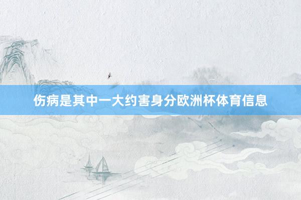 伤病是其中一大约害身分欧洲杯体育信息