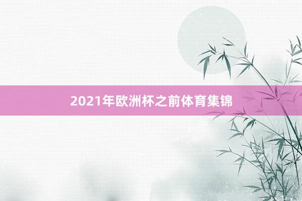 2021年欧洲杯之前体育集锦