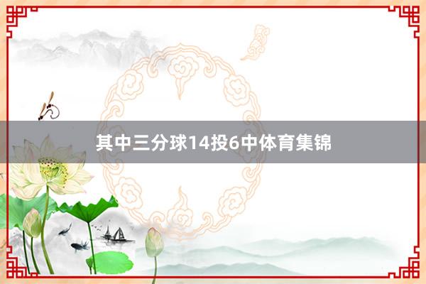 其中三分球14投6中体育集锦