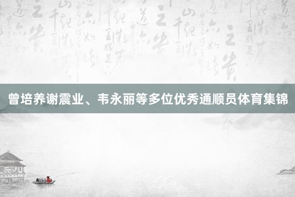 曾培养谢震业、韦永丽等多位优秀通顺员体育集锦