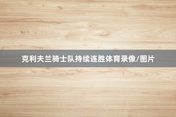 克利夫兰骑士队持续连胜体育录像/图片