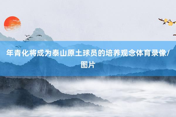 年青化将成为泰山原土球员的培养观念体育录像/图片