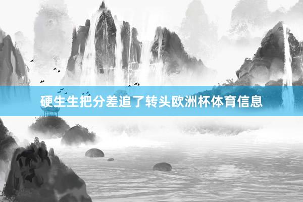 硬生生把分差追了转头欧洲杯体育信息