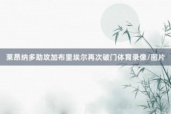 莱昂纳多助攻加布里埃尔再次破门体育录像/图片