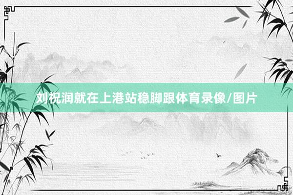 刘祝润就在上港站稳脚跟体育录像/图片