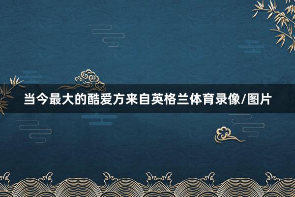 当今最大的酷爱方来自英格兰体育录像/图片