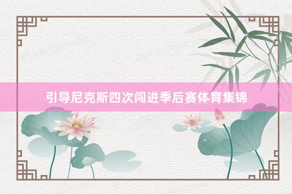 引导尼克斯四次闯进季后赛体育集锦