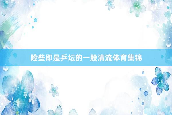 险些即是乒坛的一股清流体育集锦