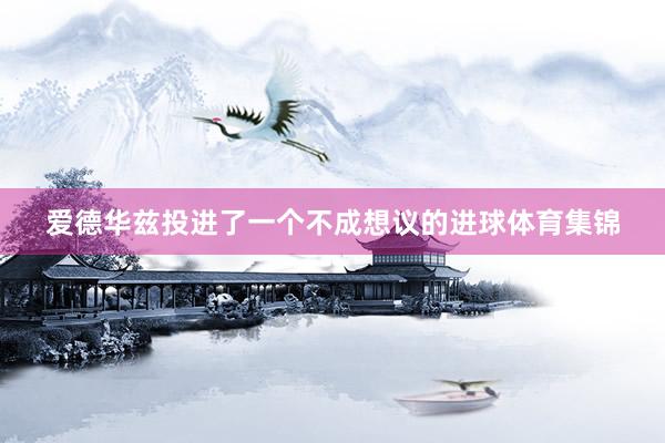 爱德华兹投进了一个不成想议的进球体育集锦