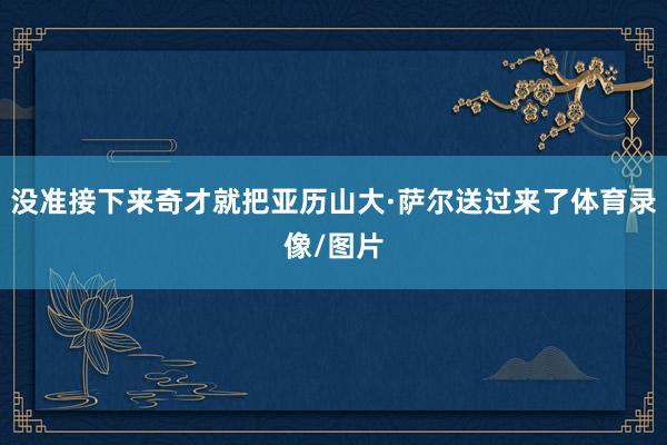 没准接下来奇才就把亚历山大·萨尔送过来了体育录像/图片
