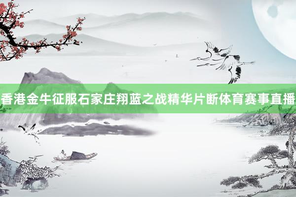 香港金牛征服石家庄翔蓝之战精华片断体育赛事直播