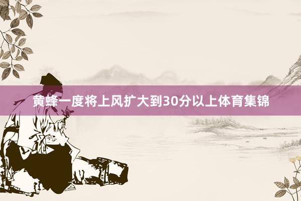 黄蜂一度将上风扩大到30分以上体育集锦