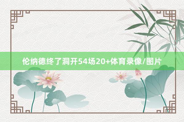 伦纳德终了洞开54场20+体育录像/图片