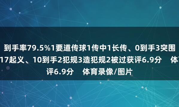 到手率79.5%1要道传球1传中1长传、0到手3突围1禁锢4抢断17起义、10到手2犯规3造犯规2被过获评6.9分    体育录像/图片